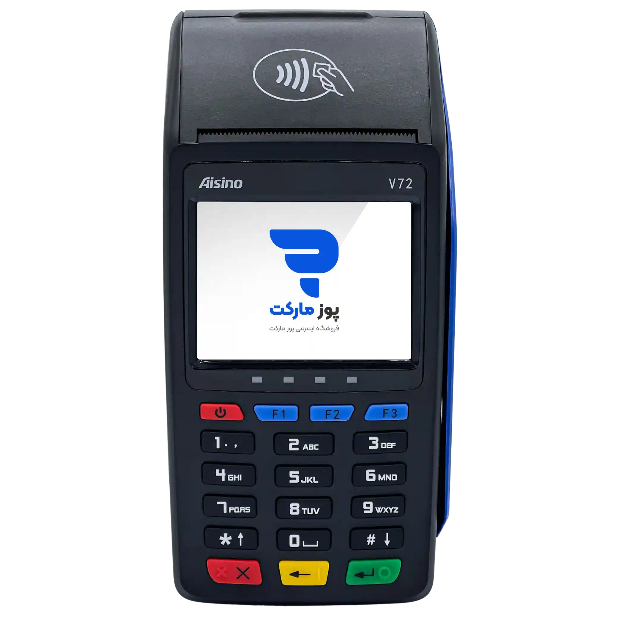 Aisino v72 black Terminal pos pos-markets کارتخوان سیار و آکبند Aisino V72