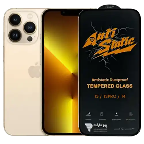 گلس Apple iPhone 13/ 13pro/ 14 مدل Anti Static